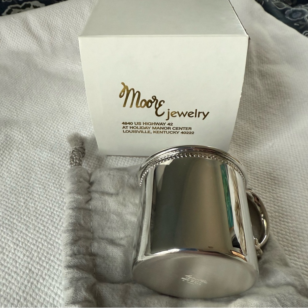 Classic Beaded Baby Cup, Empire Pewter
Pewter Baby Cup by Empire Silver